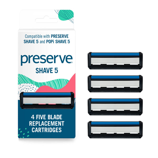 Shave 5 Replacement Blades Wave Edition 4 Blades Preserve