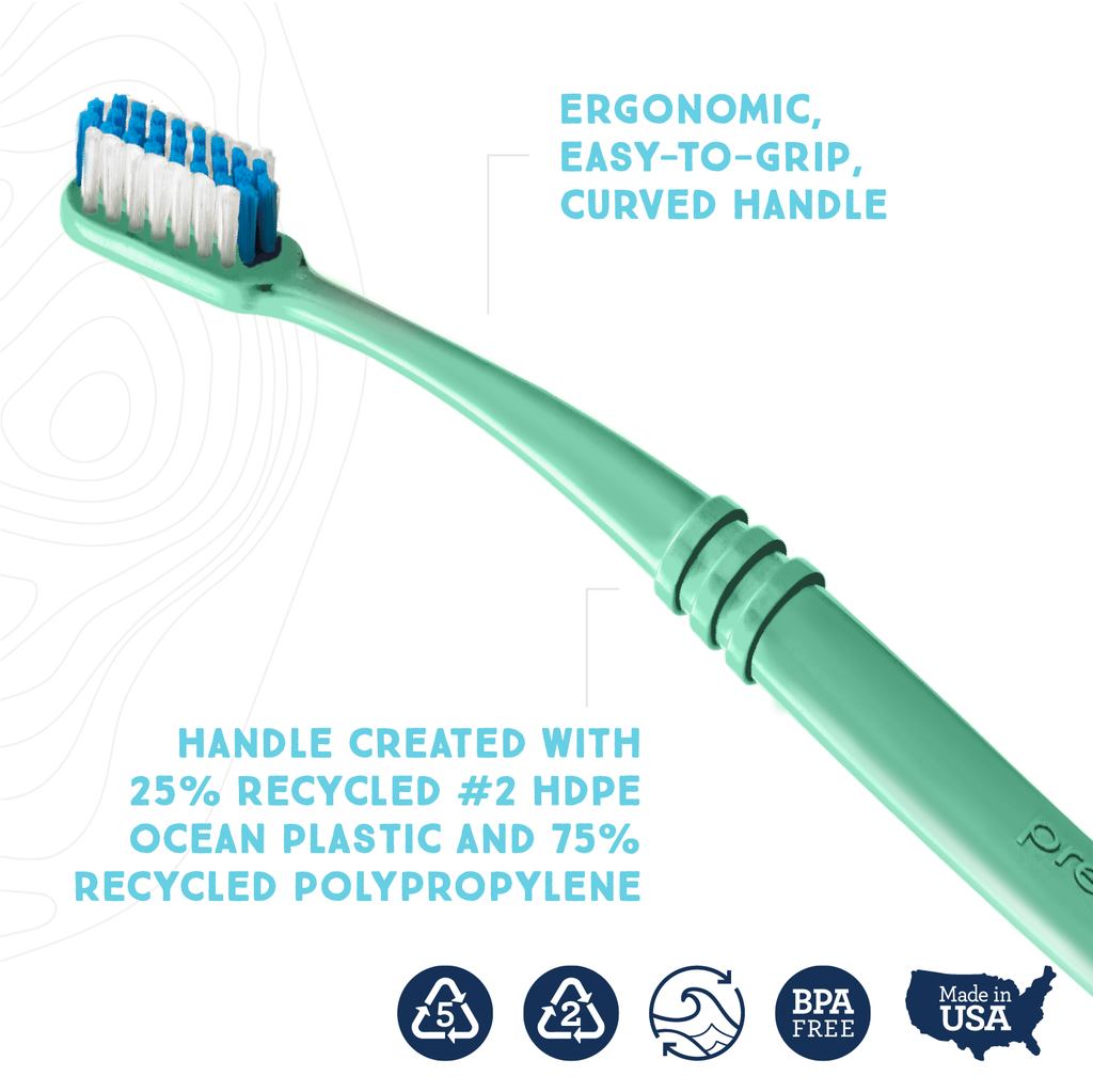 POPi Recycled Ocean Plastic Gift Set (Razor Set and Toothbrushes)