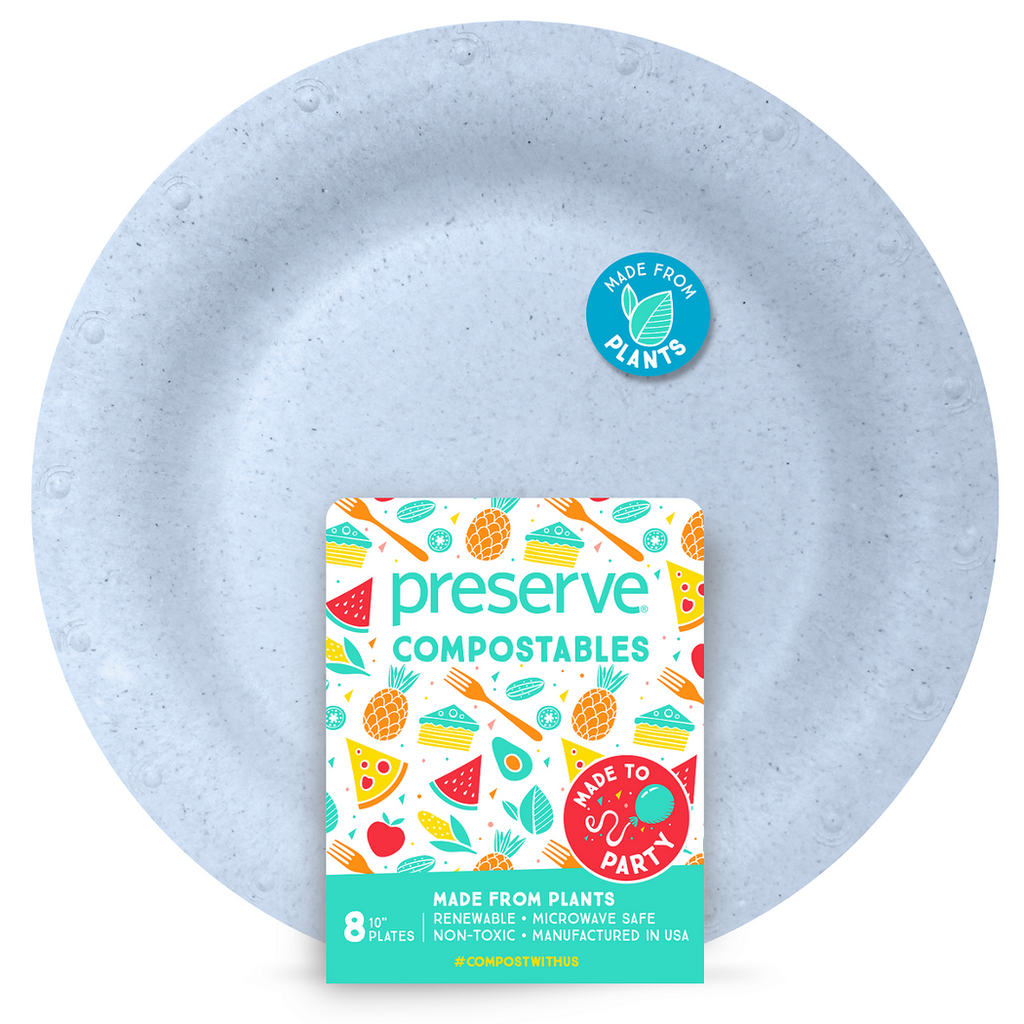 Large Compostable Plates | 8 Count