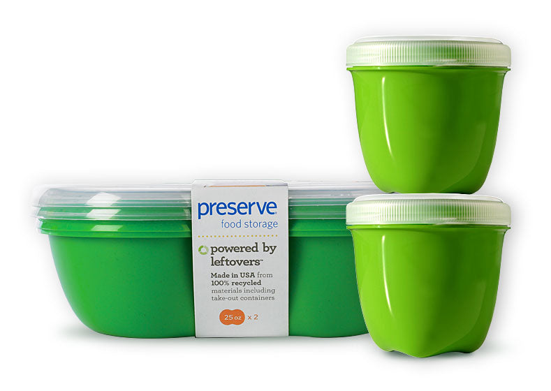 Preserve Food Storage, Aqua, Mini, Snack Size, 8 Ounce