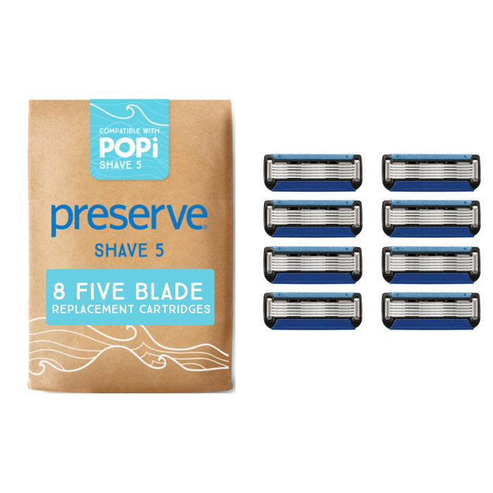 POPi Shave 5 Replacement Blades 8ct