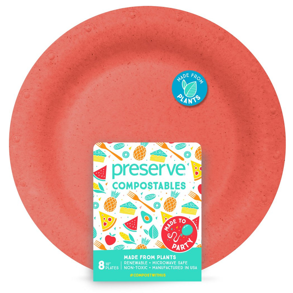 Large Compostable Plates | 8 Count