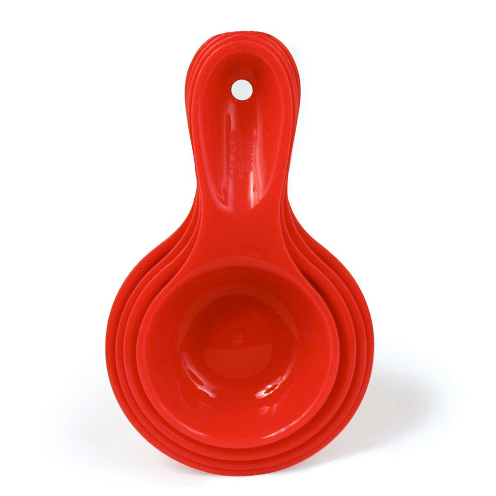 Set of 30 small measuring cups (100 ml, transparent, PP, for frequent use)  - Wood, Tools & Deco