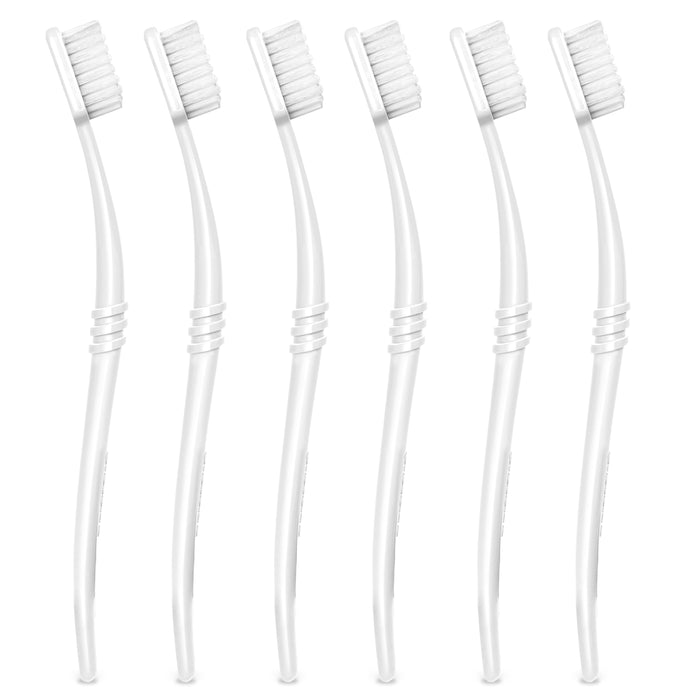 Preserve Adult Toothbrush - white | 6-Pack | Ultra Soft